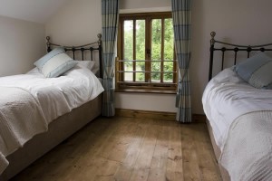 The Rugglestone Cottage - Twin Bedroom